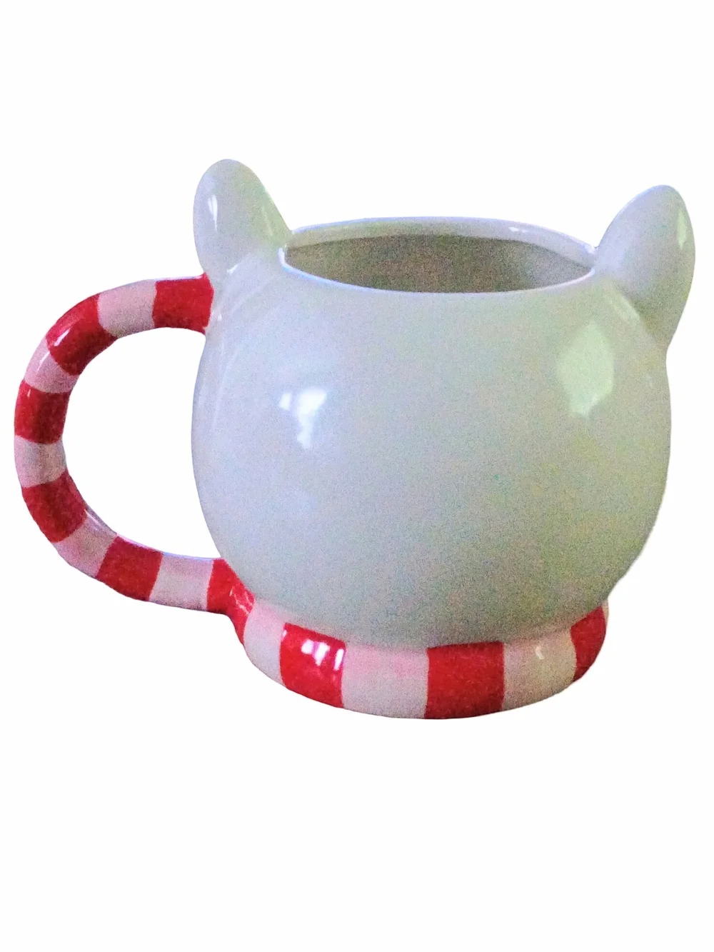 Target Wondershop Bullseye Dog Ceramic Mug - White and Red